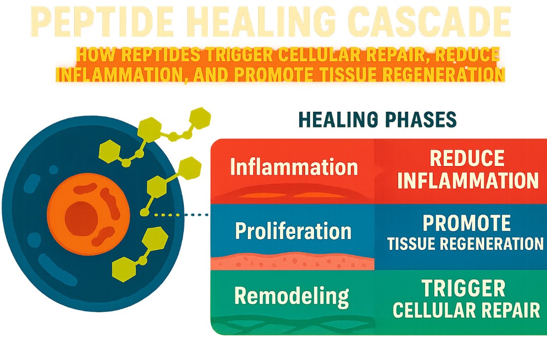 Peptide Healing Cascade: How Tissue Repair Research Compounds Work