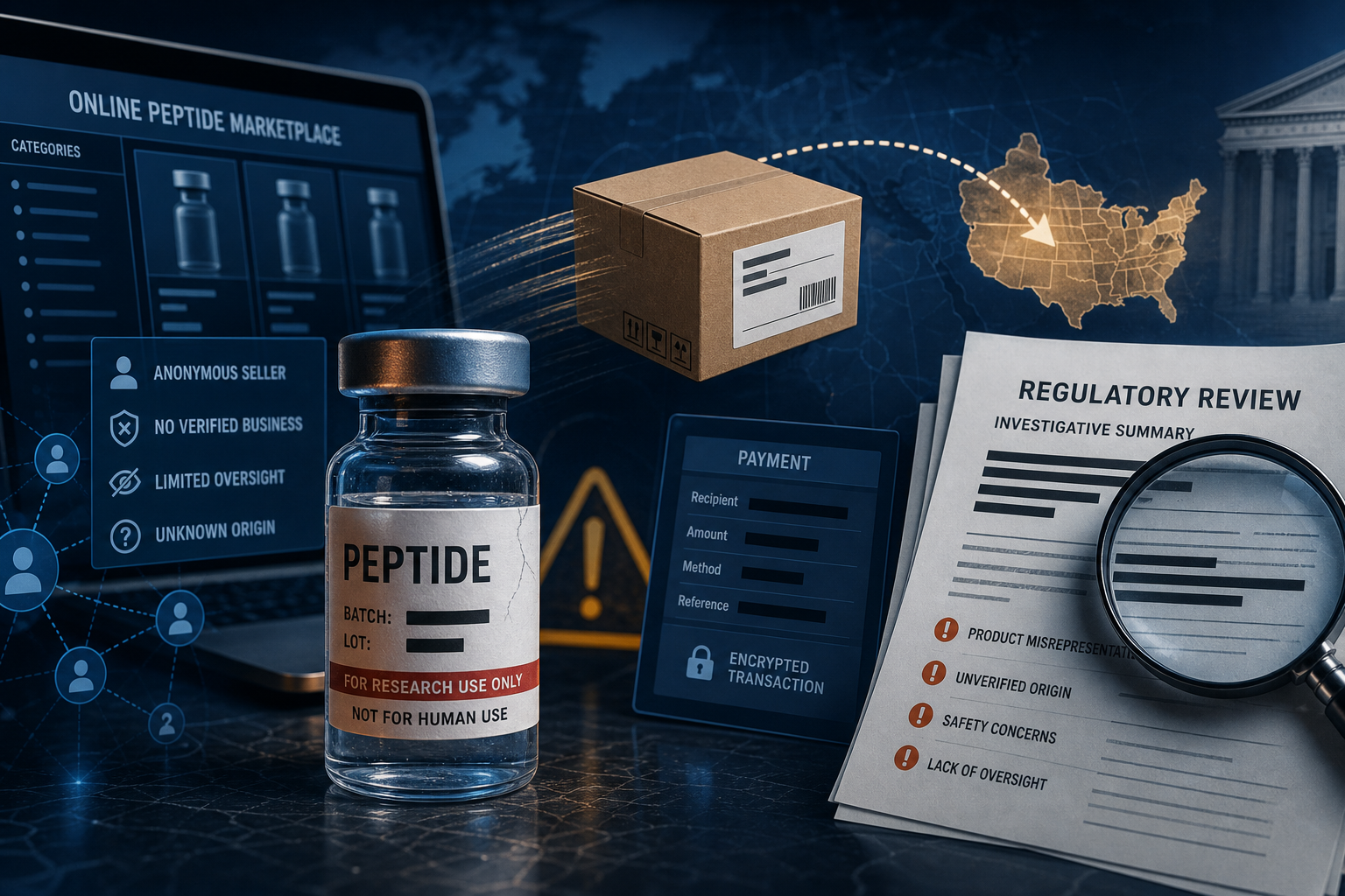 China-Linked Peptide Scams: What 2026 Records Show