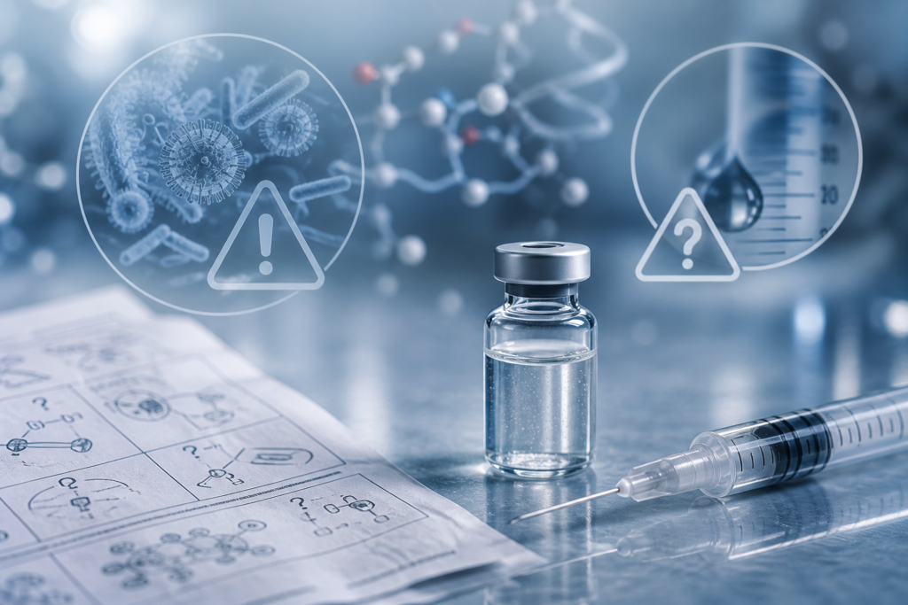 Grey market semaglutide study showing risks from dosing and handling errors