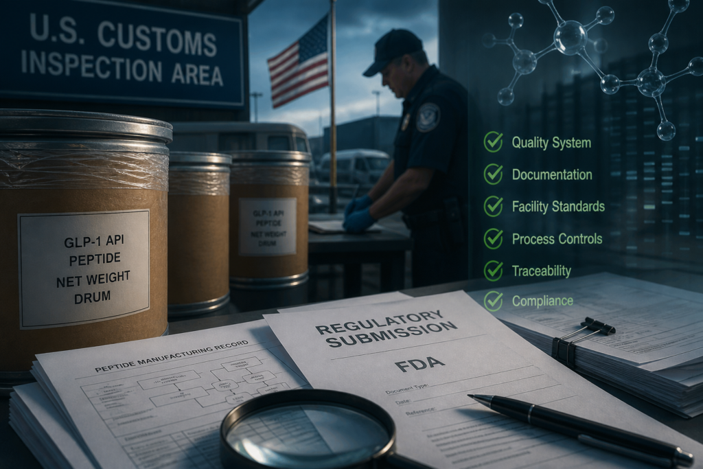 FDA September 2026 GLP-1 API import alert and foreign pharmaceutical manufacturing compliance review